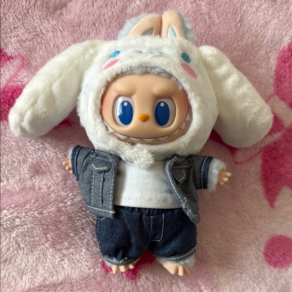Hello Kitty x Monsters Pop mart plush key chain Cinnamaroll